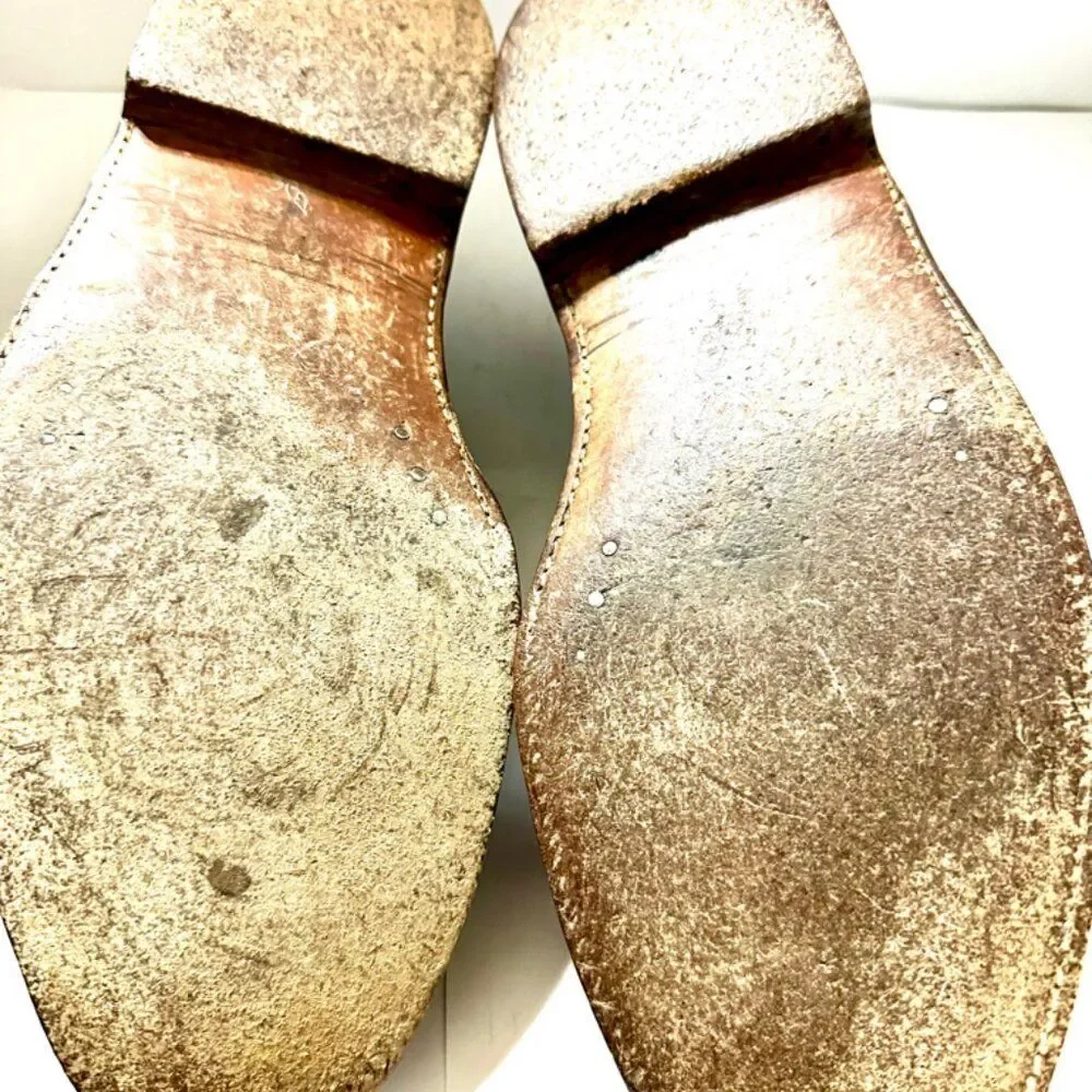FLORSHEIM Royal Imperial 5Nail V Cleat 93602 Oxford Wingtp Size 10 C